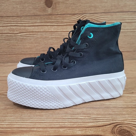 Chuck Taylor All Star Hi Lift 2X Platform Top Sneakers Size 5 - Picture 4 of 8